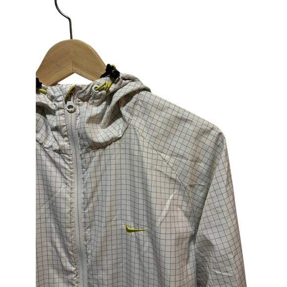 Nike The Athletic Dept Windbreaker Hood Jacket Coat Gray Men's Medium Mesh Lined - Picture 3 of 7